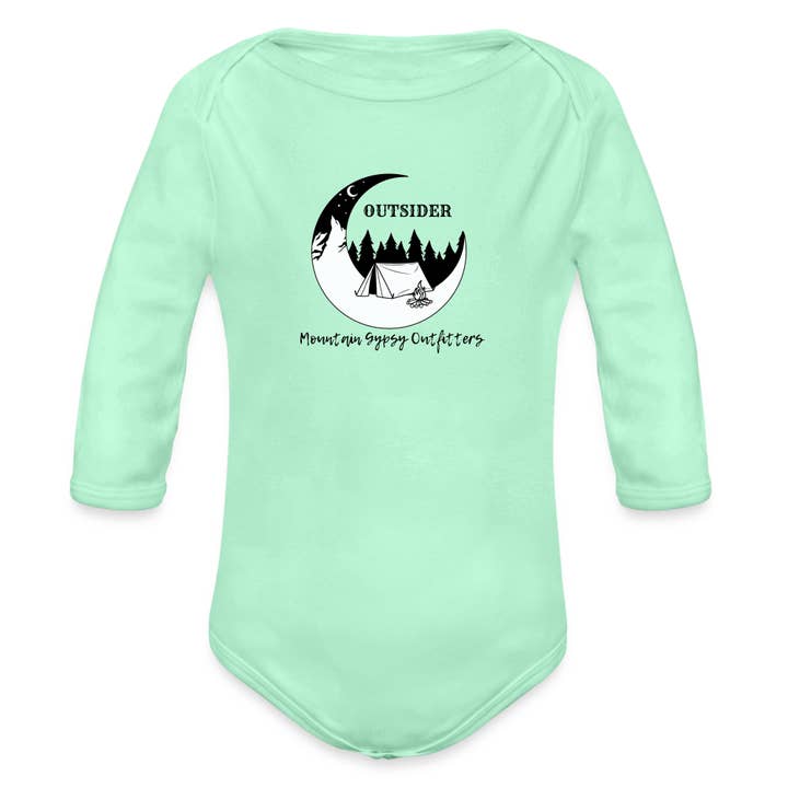 Maglia a manica lunga Outsider per neonati per la vendita all'ingrosso da parte di Mountain Gypsy Outfitters