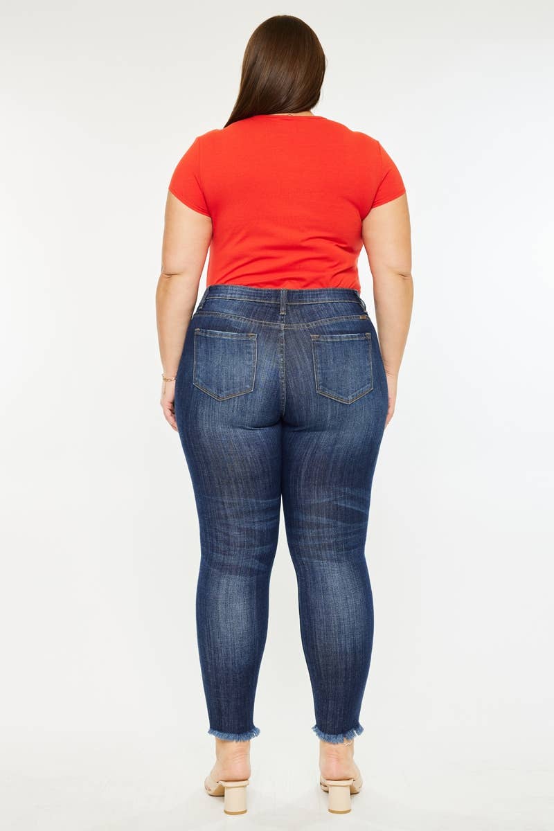 DARK PLUS MID RISE ANKLE SKINNY JEANS for wholesale on Faire6