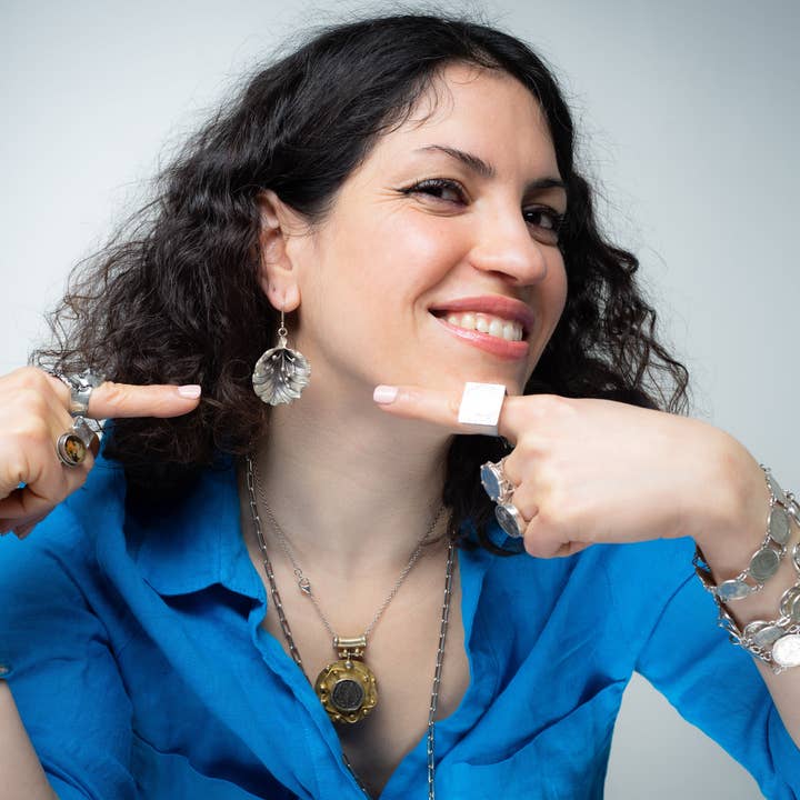 Brincos Flor Mexicana em Prata por atacado de Maral Kunst