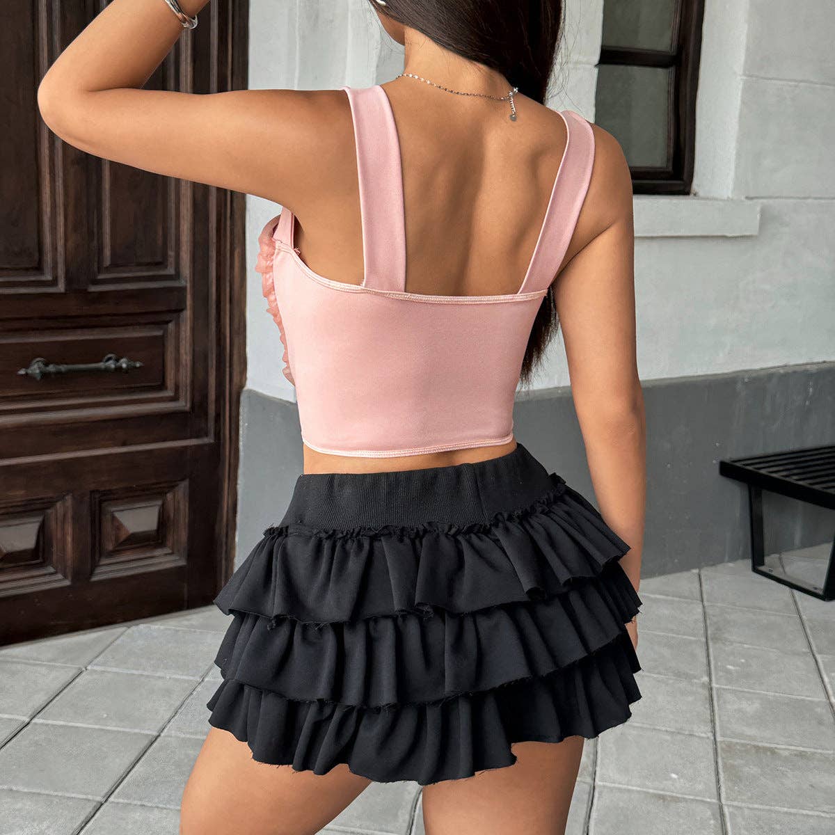 Marayn - Wholesale Corset - Women's - Mesh Corset Top Edgy Sexy  Bold8