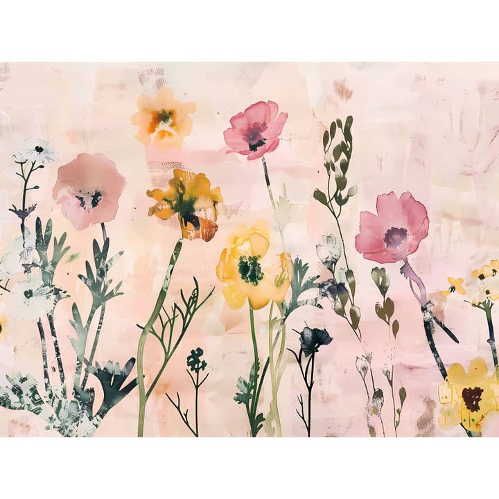 Craft Kreatively - Vendita all'ingrosso Attrezzature per lavoretti e fai da te - Flora Pressata | Carta di Riso per Decoupage | 6 disegni | A4