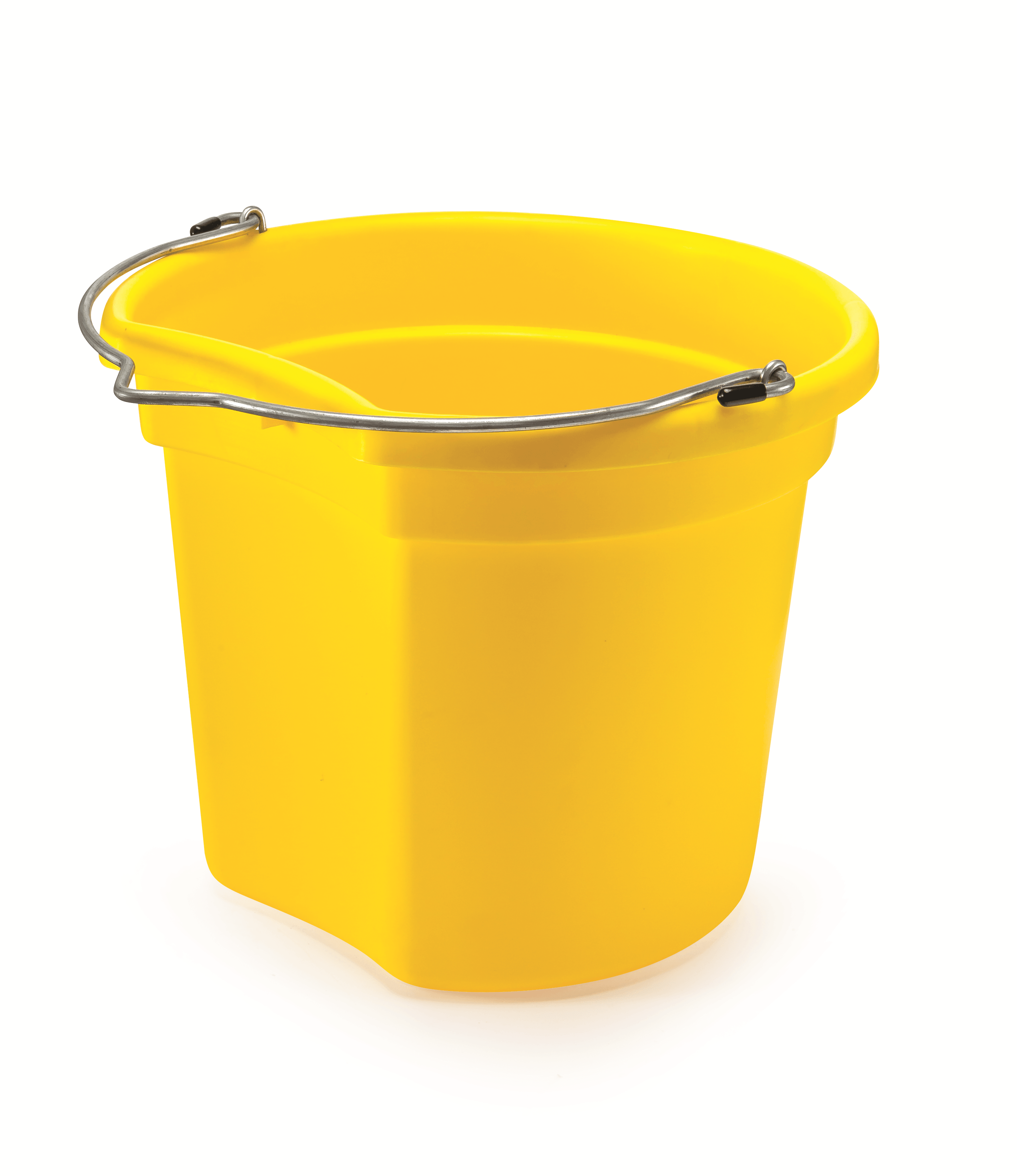 K&D Equestrian - Wholesale Bucket/Pail - KD-120E 18 Qt. Flat Back Silver Line Bucket3