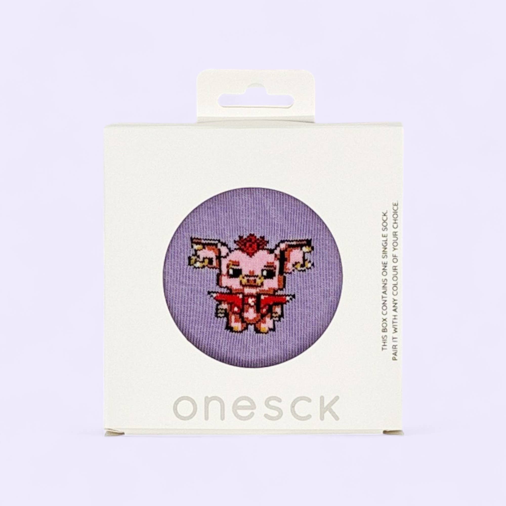 ONESCK - Wholesale Socks - Unisex - Funky Animal Socks | Punky Pig | Lilac Sock | Farm Gift0