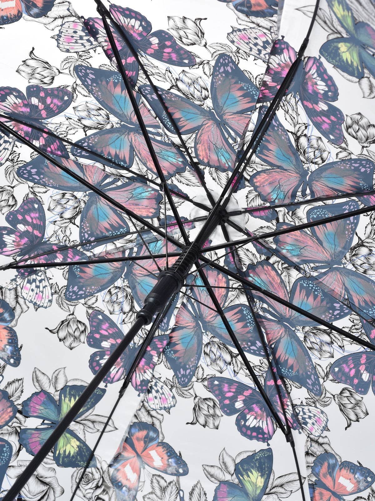 Funkyrel® Atzbranding Limited - Wholesale Umbrella - Women's - Rano - Clear Butterfly Umbrella8