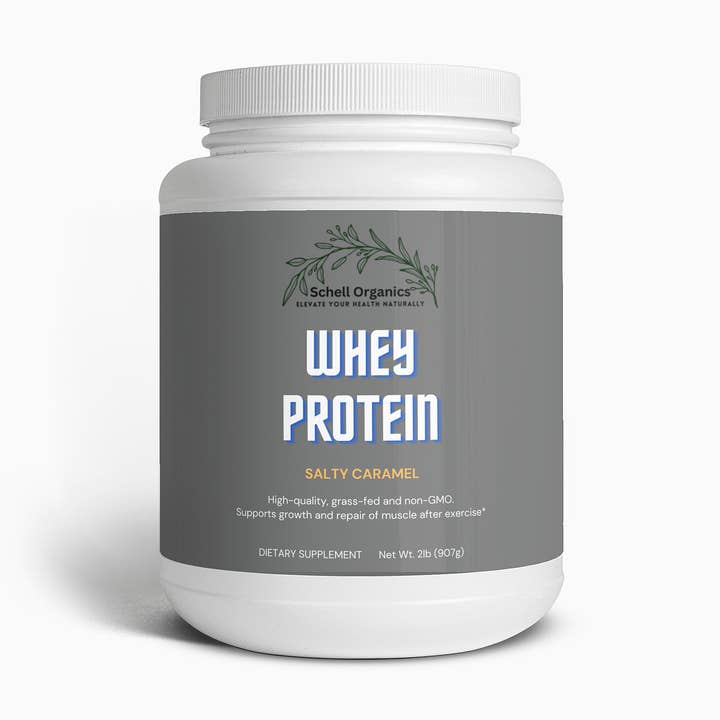 Whey Protein (Salty Caramel) for wholesale by Schell Organics