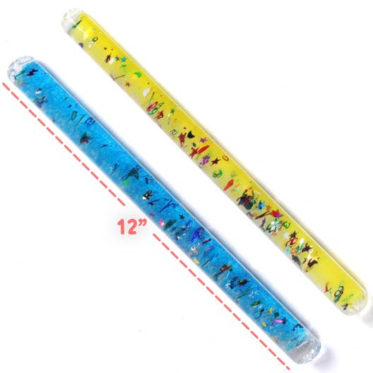 Sensory Glitter Wand – ABC • Numbers • Shapes (2-Pack) for wholesale by Playlearn