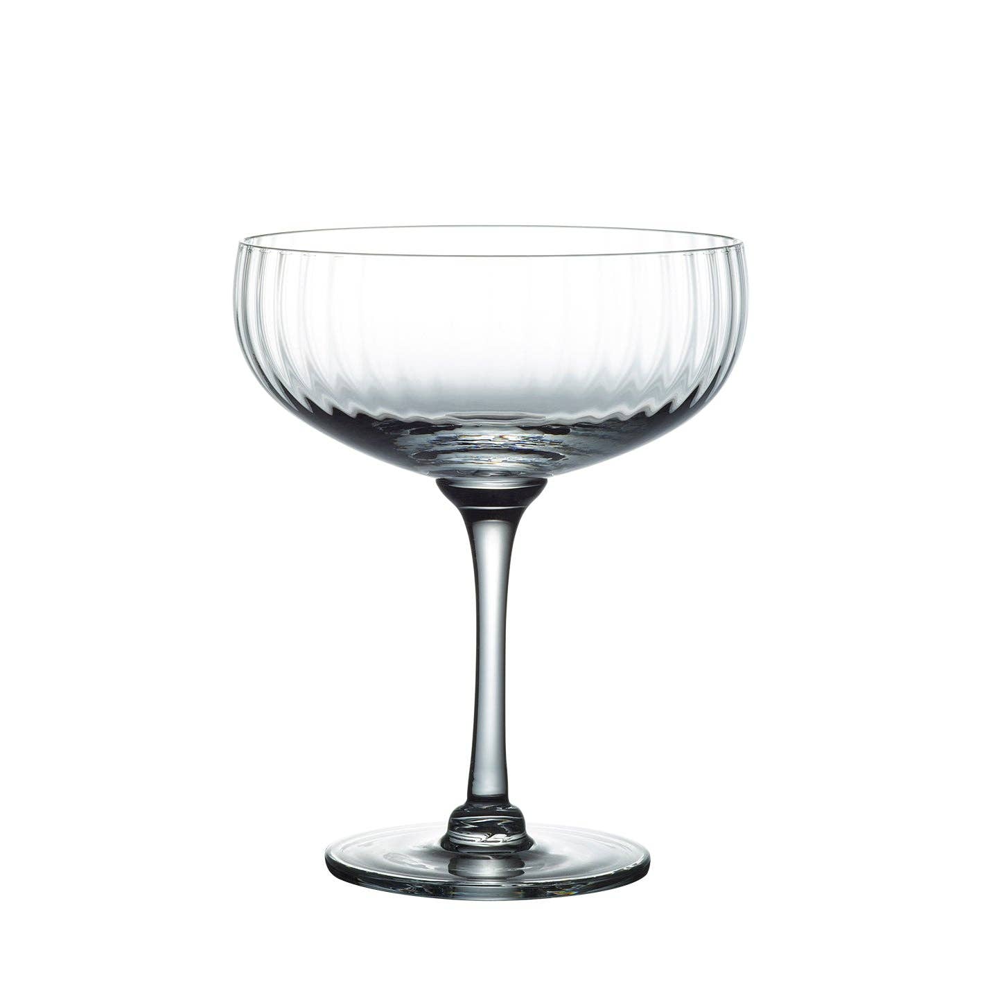 The Vintage List – Großhandel Cocktail-/Schnapsglas – Kristall-Cocktailgläser mit Rippendesign0