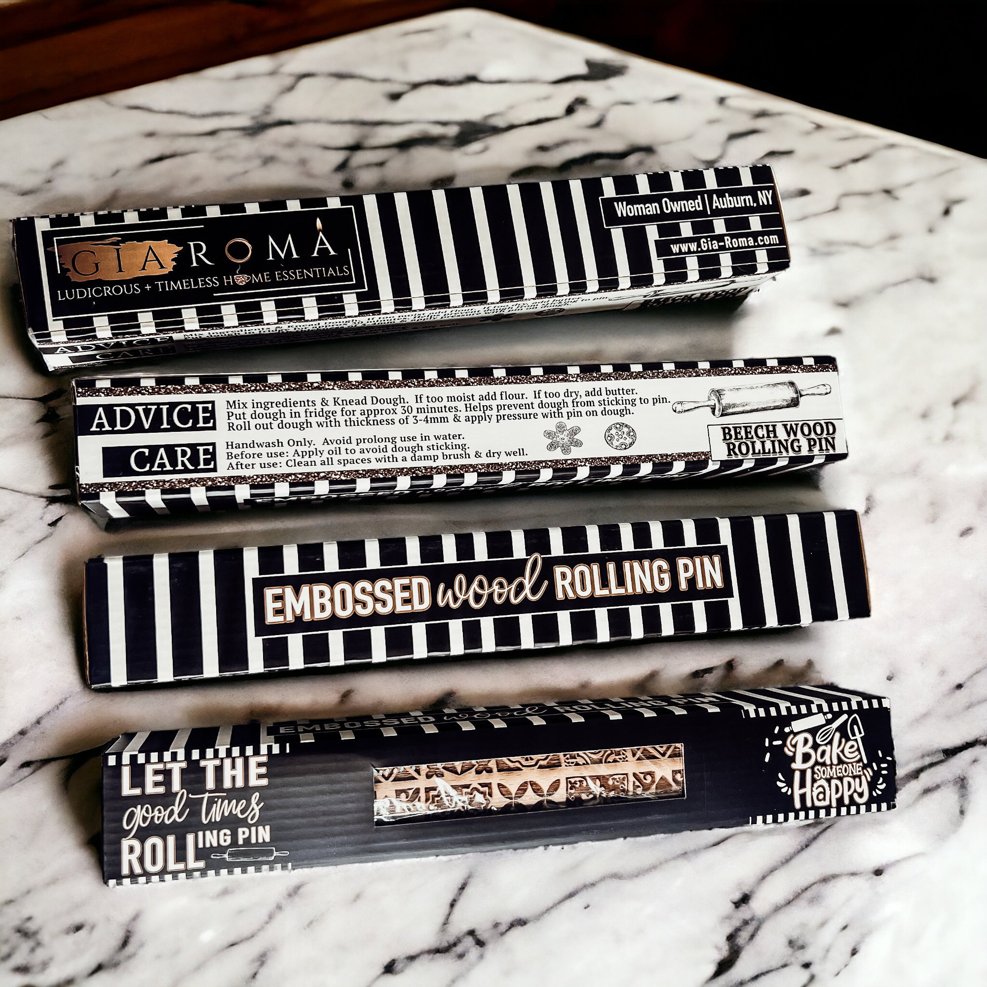 Gia Roma - Wholesale Rolling Pin - Spring Kitchen Gifts + Easter Baking, Rolling Pin for cookie22