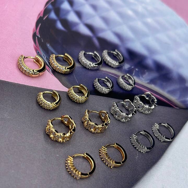 Mini-Zirkoniumreifen für den Großhandel von E ACCESORIES JEWERLY