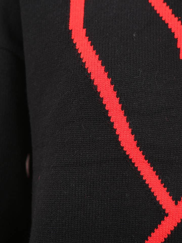 Hope & Sunshine - Wholesale Knit Sweater - Women's - Valentine's Heart Pullover Sweater21