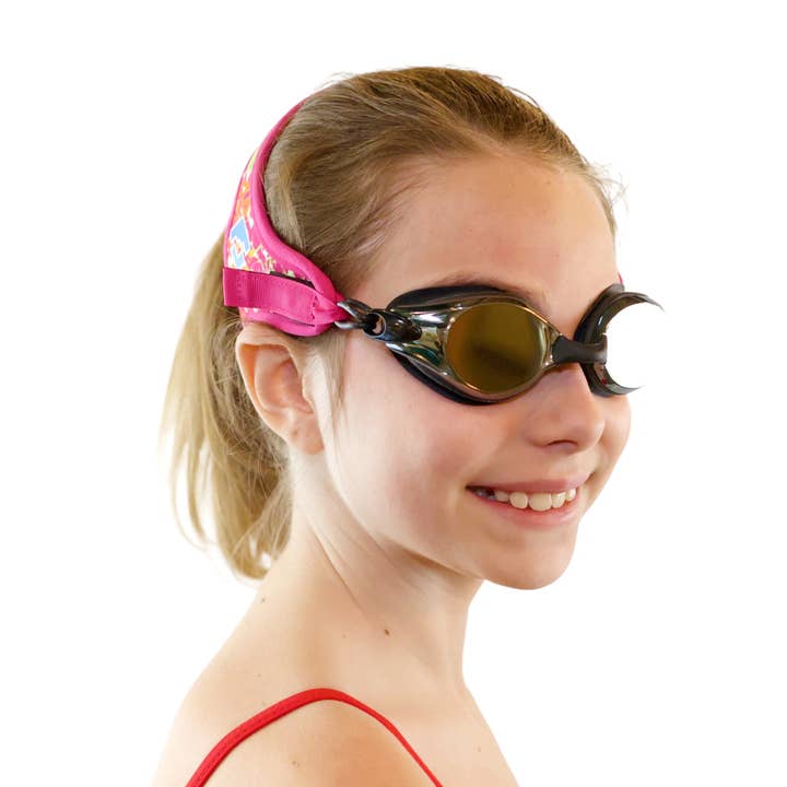 Masterz by Frogglez Orange Adult/Teen Swim Goggles for wholesale by FROGGLEZ Swim Goggles