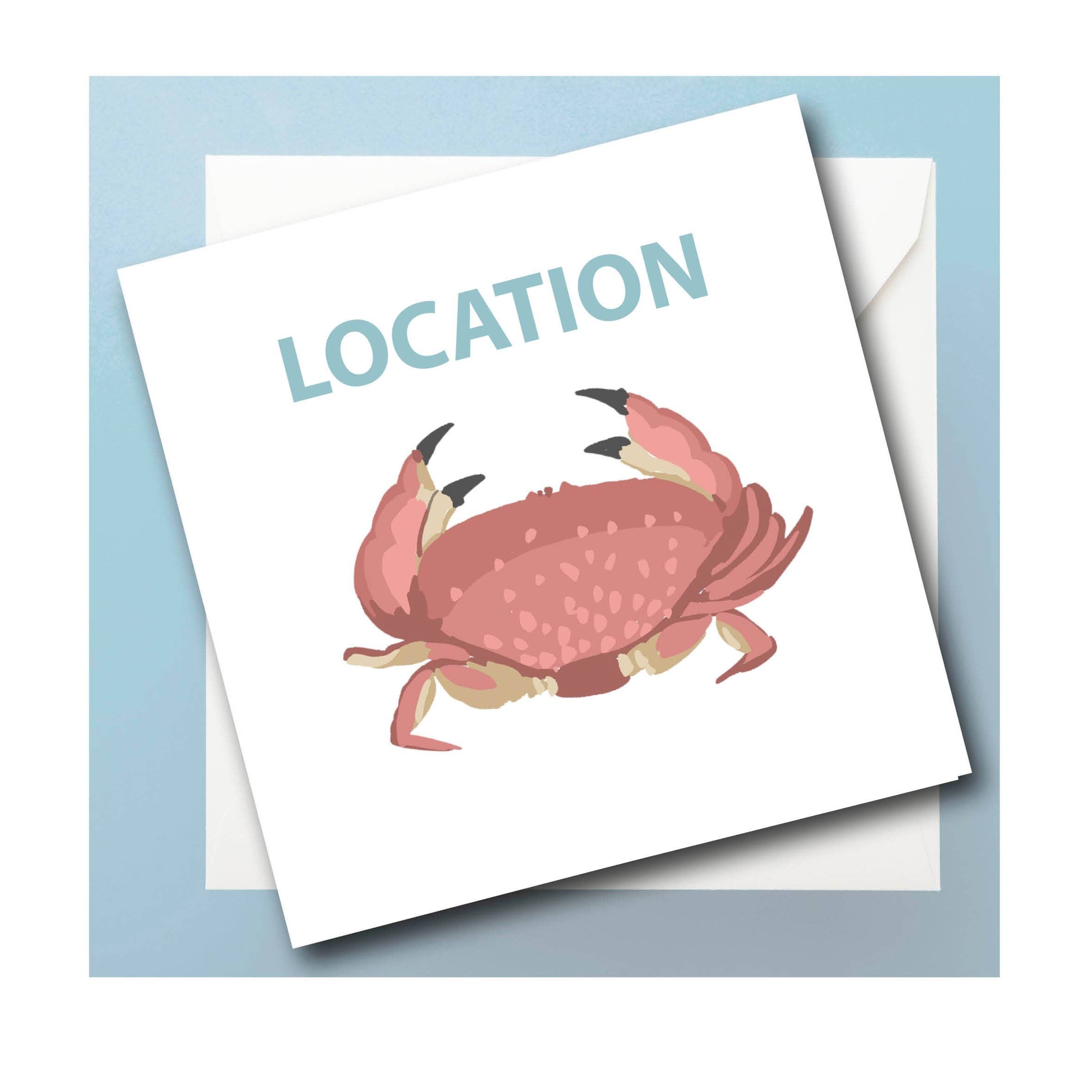 Betty Boyns Designs – wholesale Everyday greeting card – CARD MAKE MY LOCATION
Customise with location choice 37