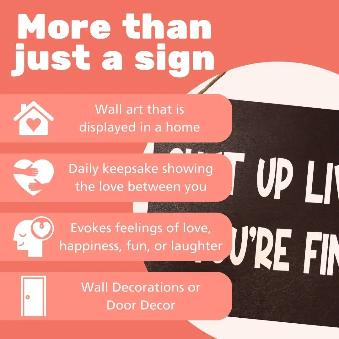 JennyGems - Venta al por mayor Letreros - Cállate hígado, estás bien Letrero de madera10