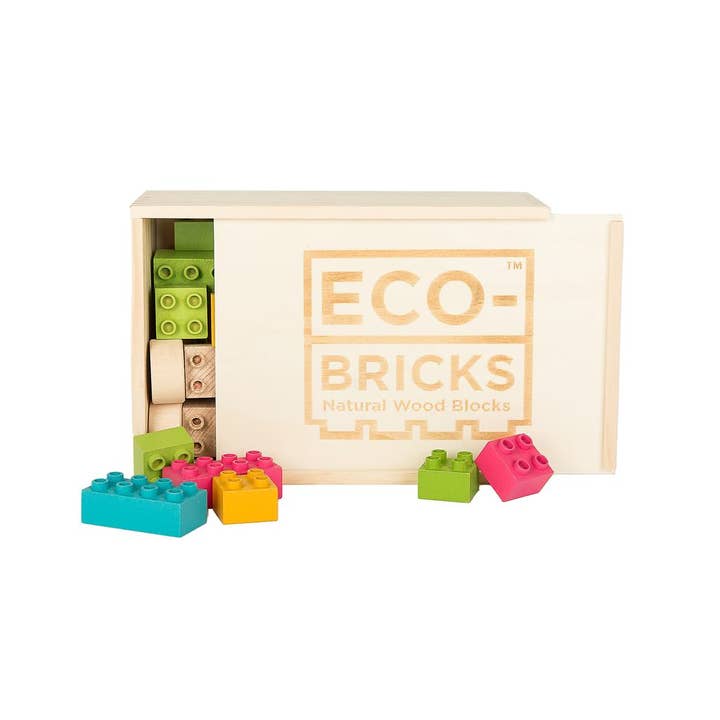 Once Kids – Großhandel Bauklötze – Kind & Baby – Öko-Bricks™ Farbe PLUS 48 Stück
