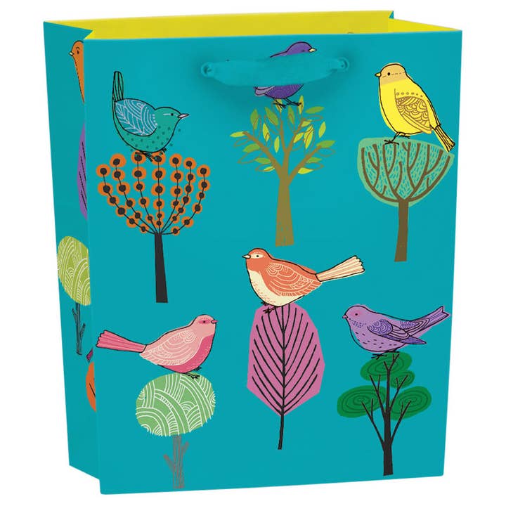 Modern Birds Small Gift Bag - BG 443S for wholesale by Roger La Borde