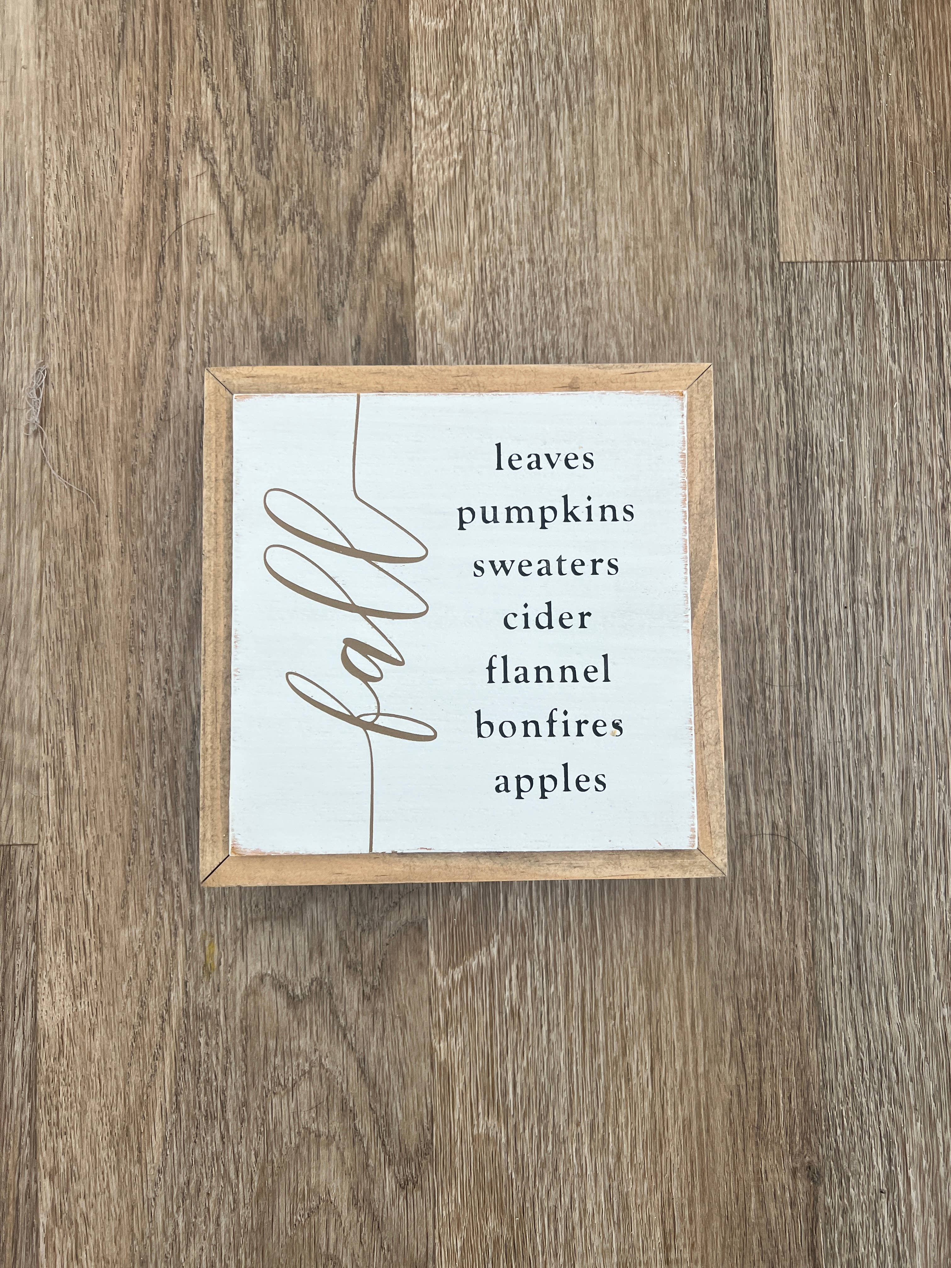 Uniquely You Creative - Wholesale Sign - Fall2