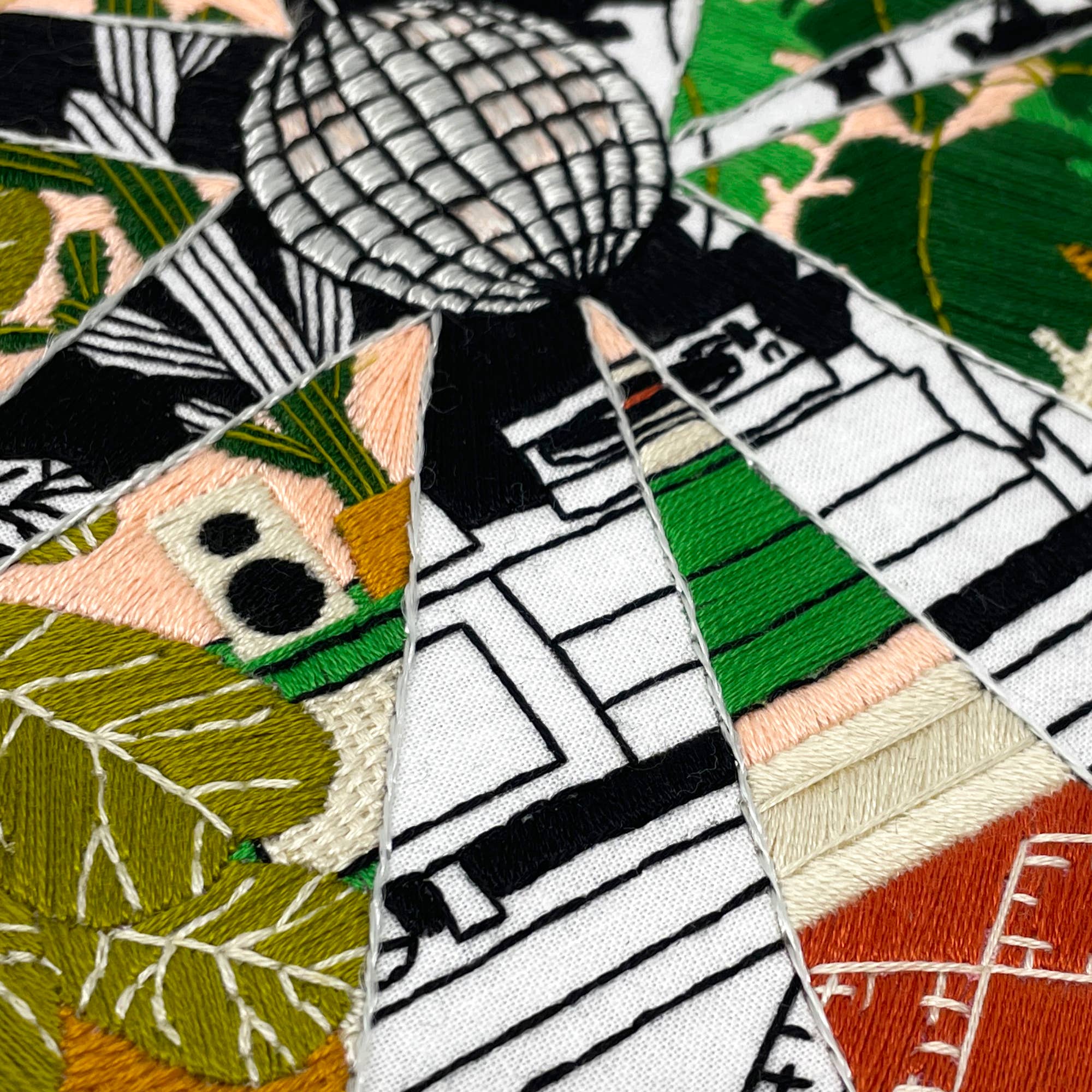 Embroidery and Sage - Wholesale Embroidery/Cross Stitch Supplies - NEW! Disco Plants - embroidery kit1