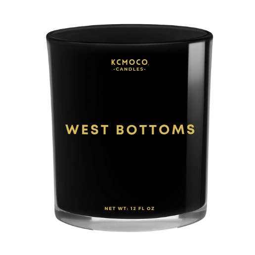 WEST BOTTOMS - 12 OZ STOR KRUKKE SORT for engroshandel hos KCMOCO. Candles