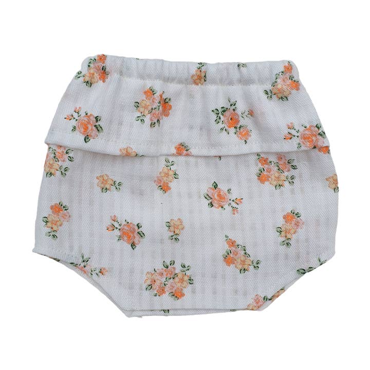 ORANGE FLOWER STRAPLESS BEACH JUMPSUIT for wholesale by Maman Poule et Papa Coq