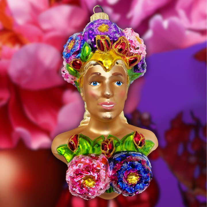 Kenzies of London - Vendita all'ingrosso Decorazione - Flower Nymph Holiday, decorazione natalizia in vetro polacco
