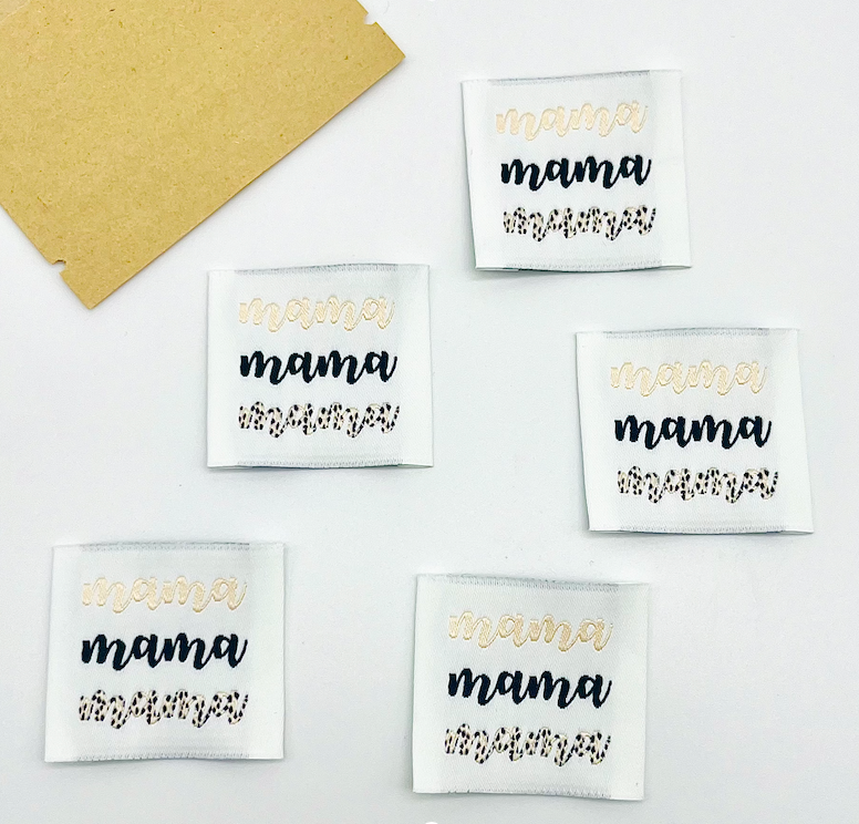 L’Étiquette Home Couture - Wholesale Knutselnaai-set - Naai-etiket: mama - BEIGE1