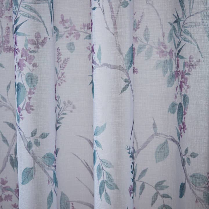 UW Home – wholesale Curtain – Jazmine Voile Panel by Dreams & Drapes in Heather