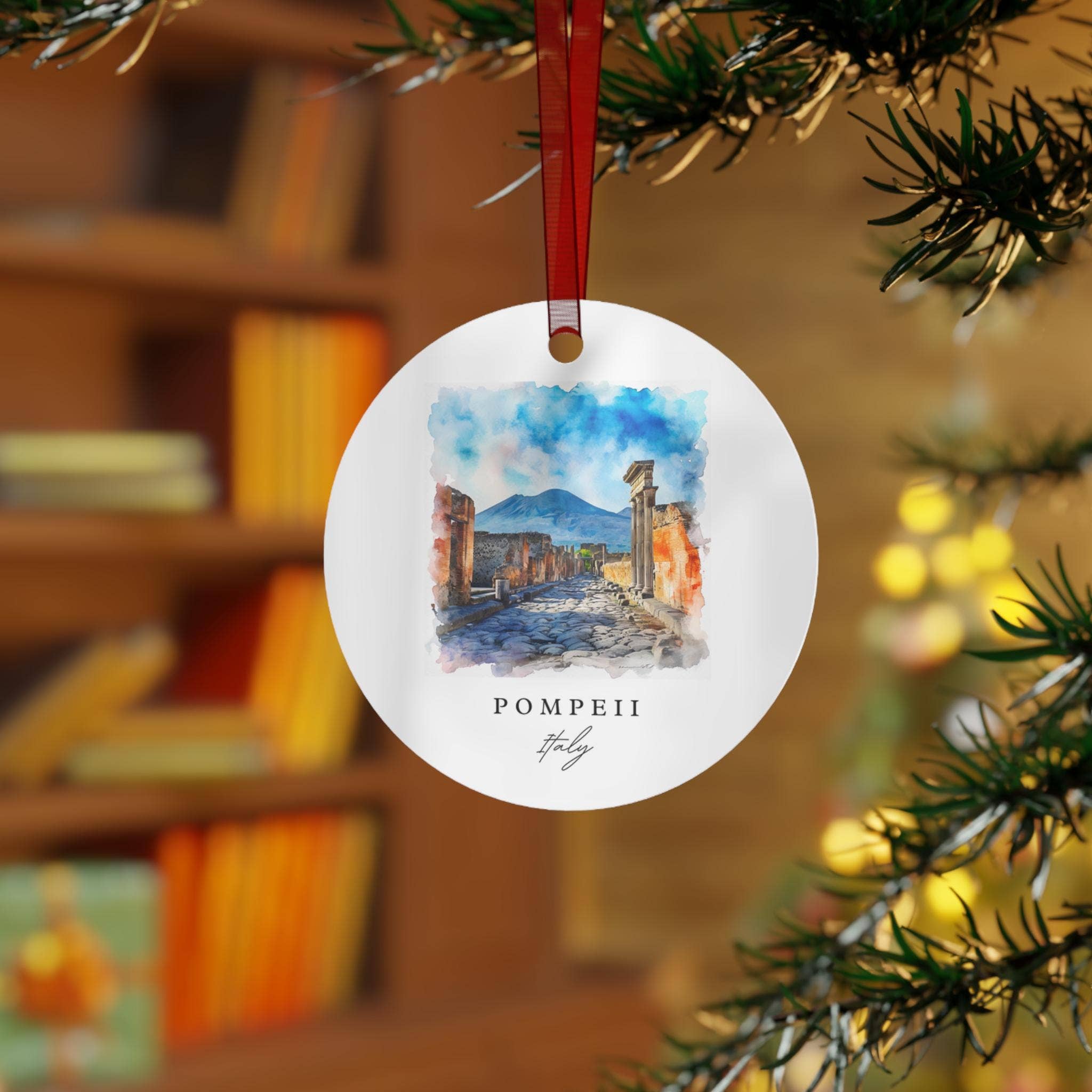 Premium Travel Art - Wholesale Ornament - Pompeii Christmas Ornament | Durable Ceramic3