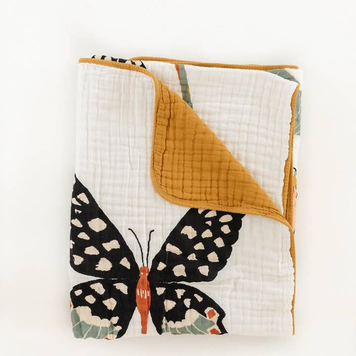 Clementine Kids - Wholesale Throw Blanket - Large Butterfly Collector Throw Blanket5