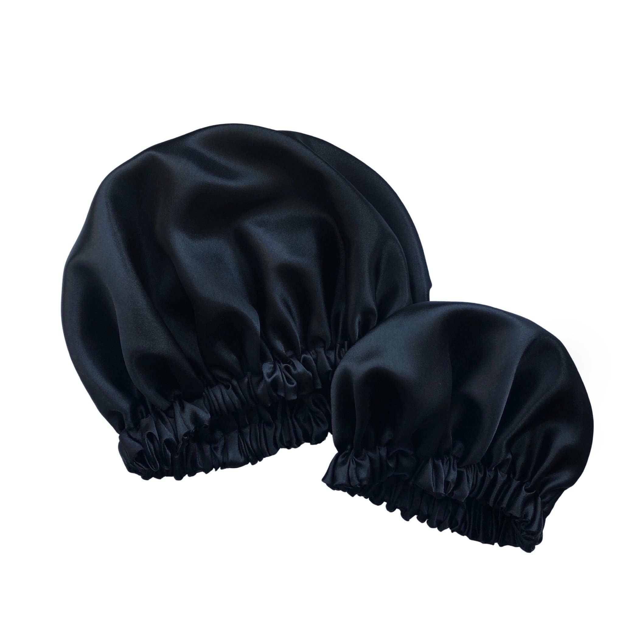 Satin Rowe – Engroshandel Brusehætte – Satin Motorhjelm - Sort2