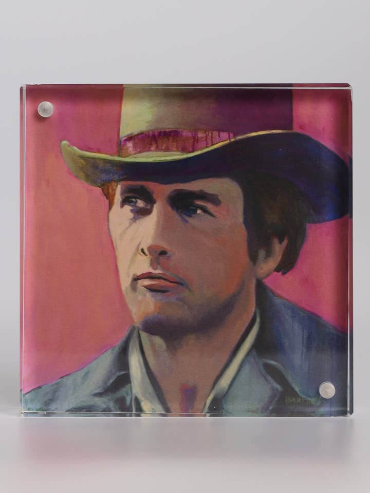 Acrylic Framed Paul Newman Print for wholesale by Brenda Bogart