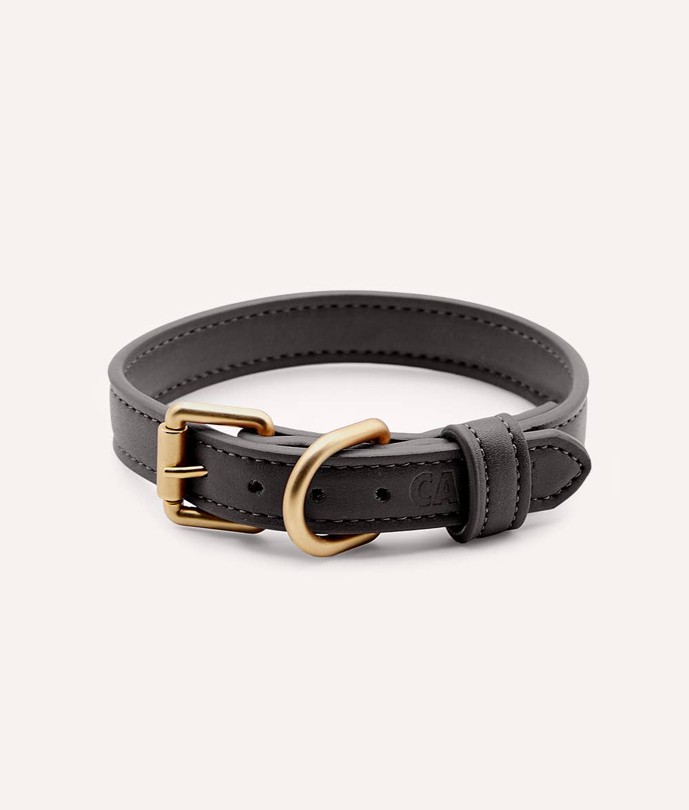 CAFIDE - Wholesale Pet collar – Dog - Black Vegan Leather Collar, Jala