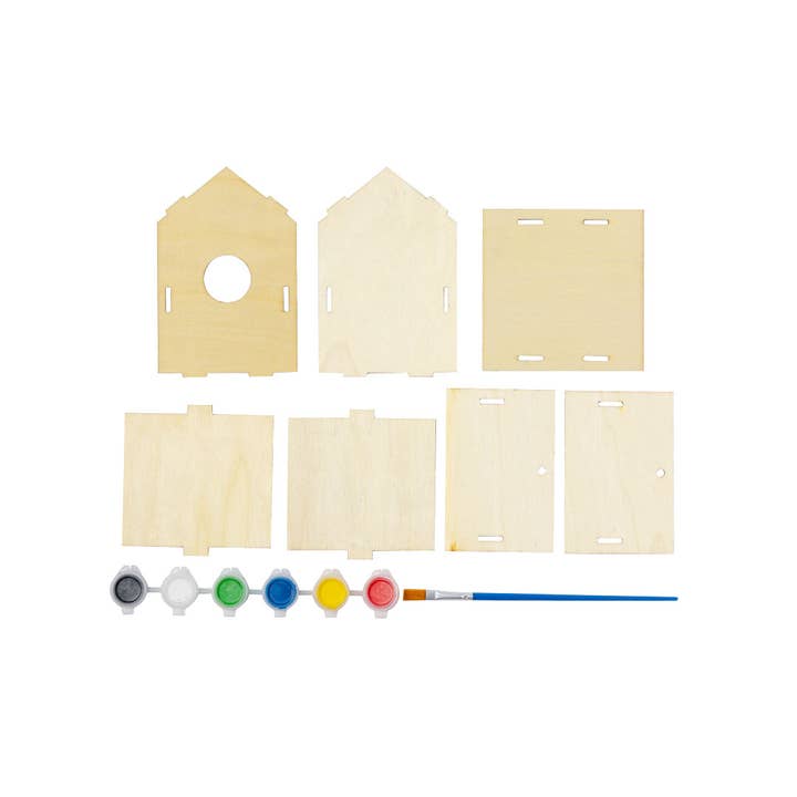 Fustik - Wholesale DIY Craft Kit - DIY Wooden Birdhouse2