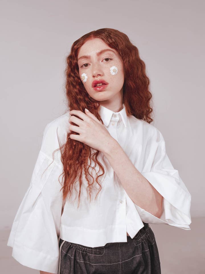 Camisa Play de algodão natural confortável e estilosa por atacado de LUCiA CHAIN