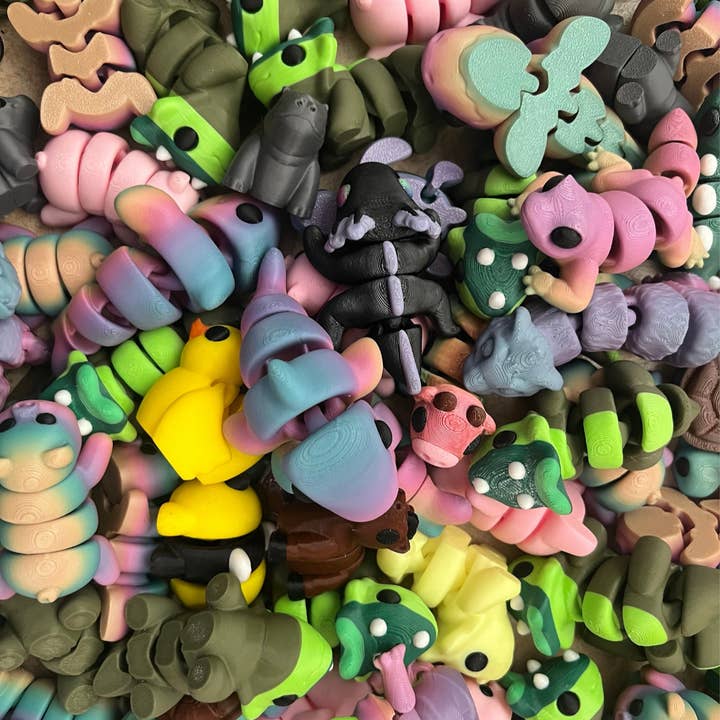 Davenport Lane - Wholesale Fidget Toy - Kids - Articulated 3D print mini animals, Articulated, 3D print3