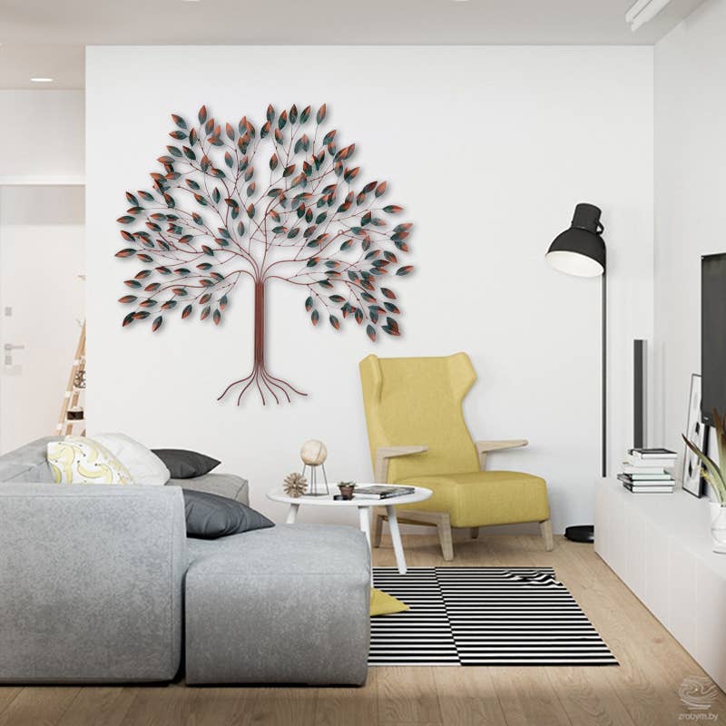 Peterson Housewares & Artwares - Wholesale Wall Accent - Tree of Life Wall Mountable Original Artwork6