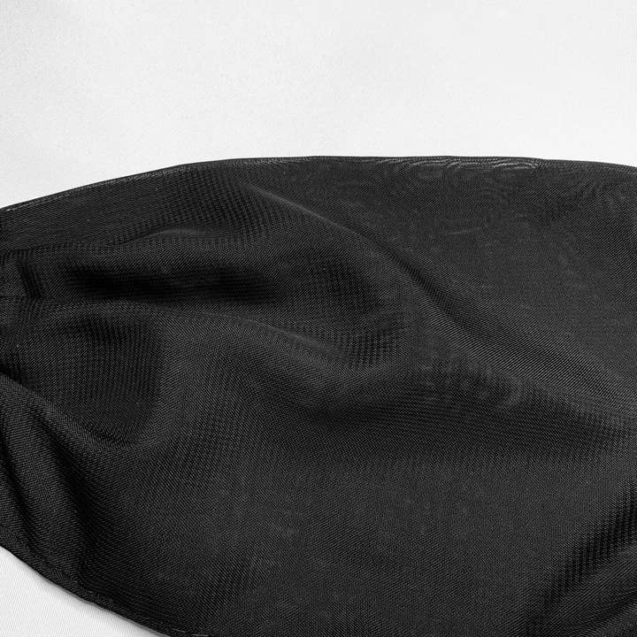 Cute Sass ™ - Wholesale Non-Medical Disposable Mask - LIGHTWEIGHT BLACK CHIFFON FACE MASK3