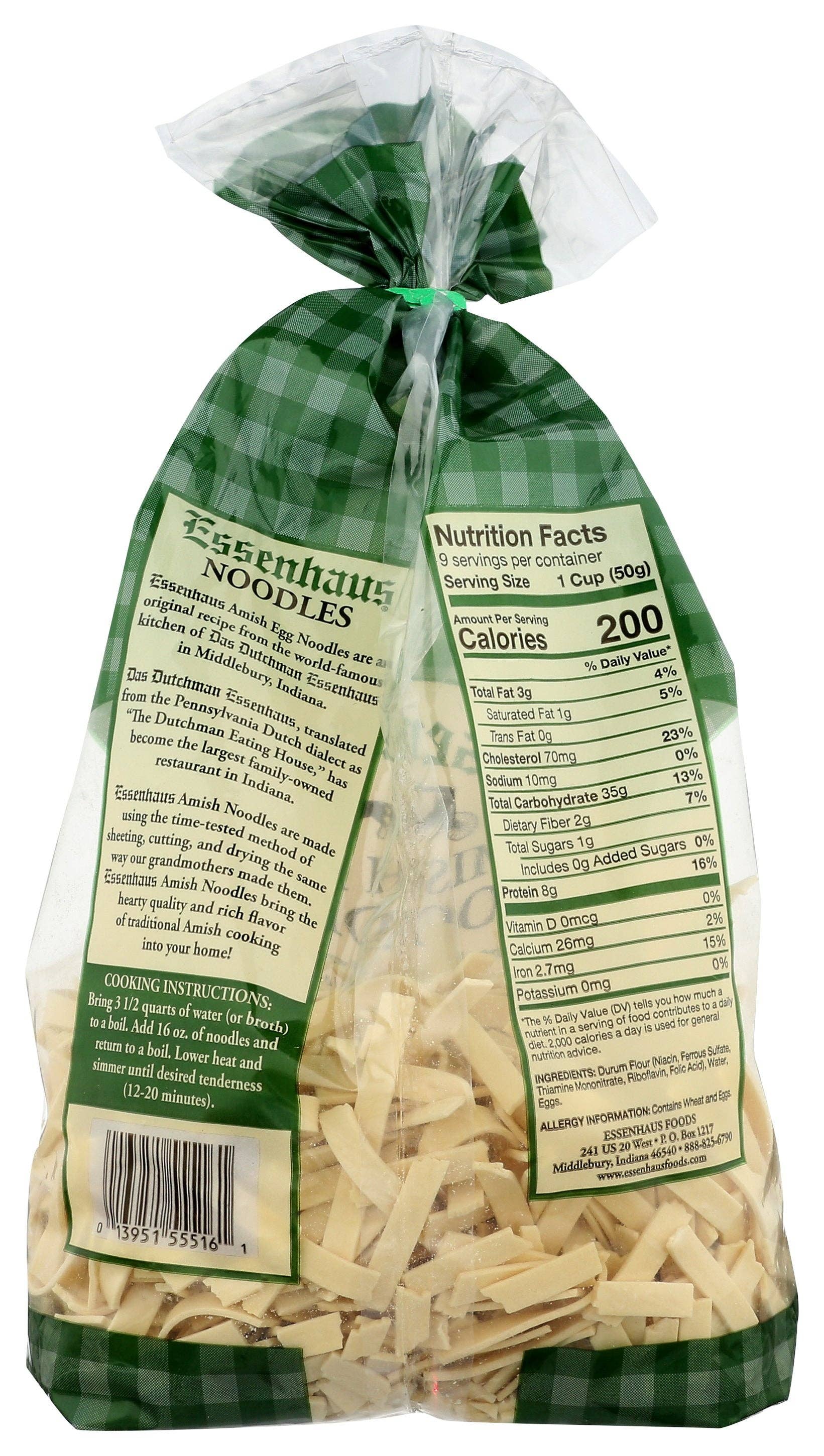Everyday Supply Co - Wholesale Pasta - ESSENHAUS NOODLE WIDE - Case of 121