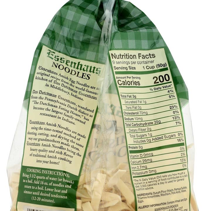 Everyday Supply Co - Wholesale Pasta - ESSENHAUS NOODLE WIDE - Case of 121