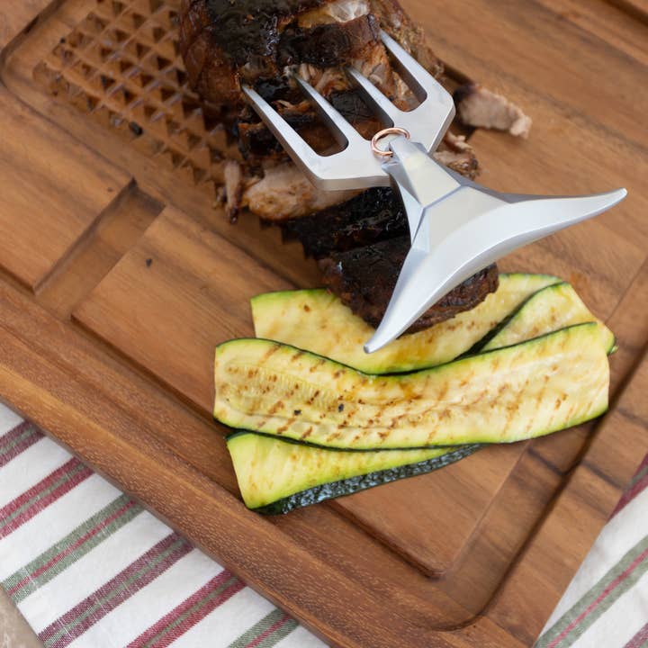 Fox Run Brands - Wholesale Kitchen Fork - Outset El Matador Meat Fork, Stainless Steel, 7" x 4.75"2