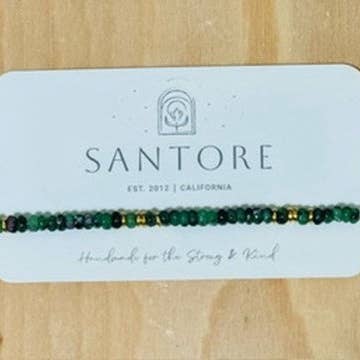 Santore Jewelry Company - Wholesale Beaded Bracelet - Linea Beaded Stretch Bracelet - Ships Carded49