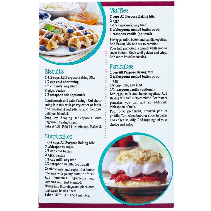 Namaste Foods - Wholesale Cake Mix - Gluten Free Organic All Purpose Baking Mix2