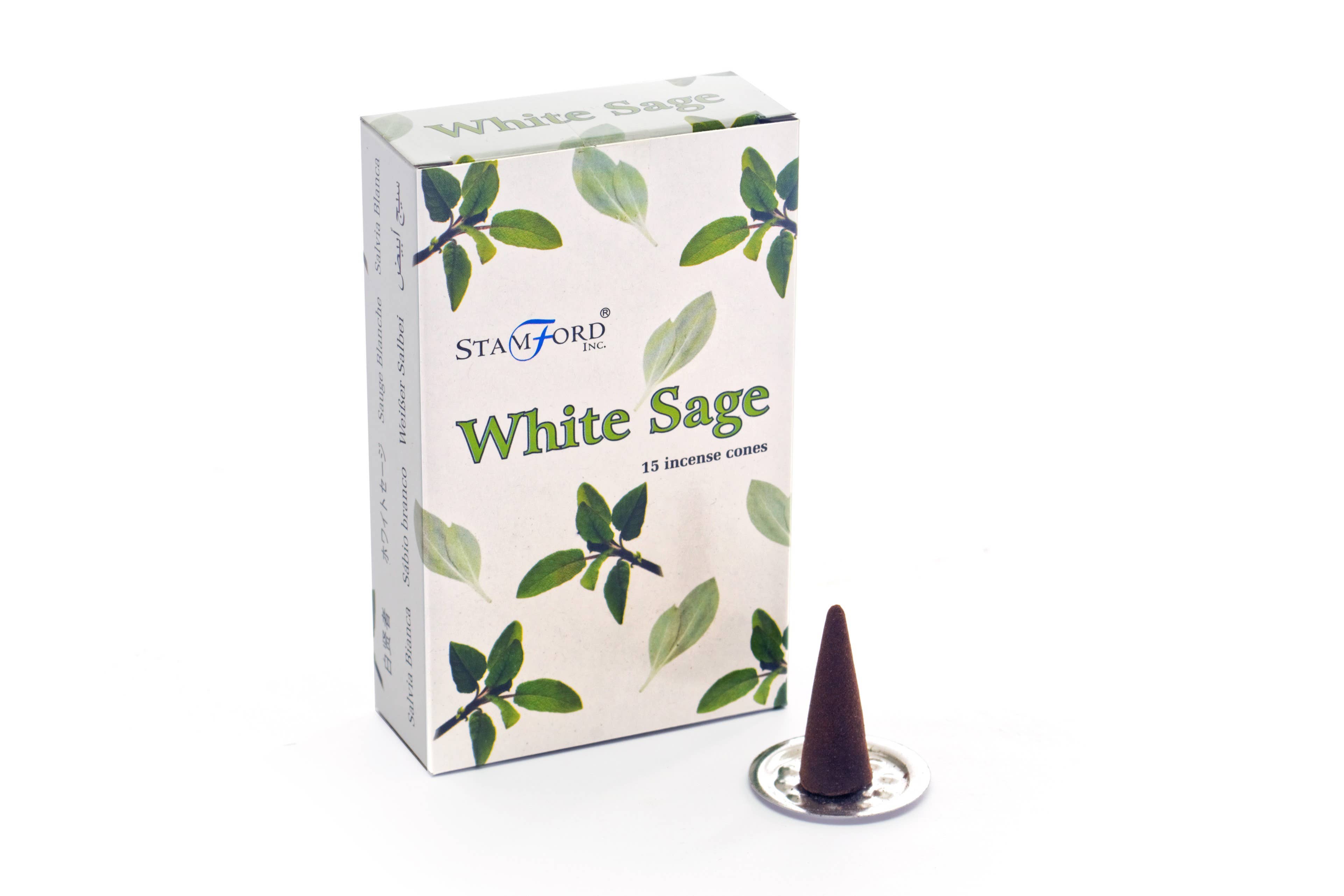 Ancient Wisdom – wholesale Incense – White Sage Cones1
