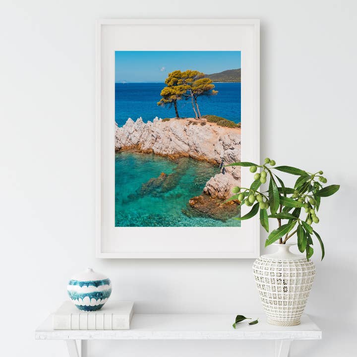 Natasha Riha Photography - Wholesale Photograph - Pine Trees of Skopelos II | Fine Art Photography Print1