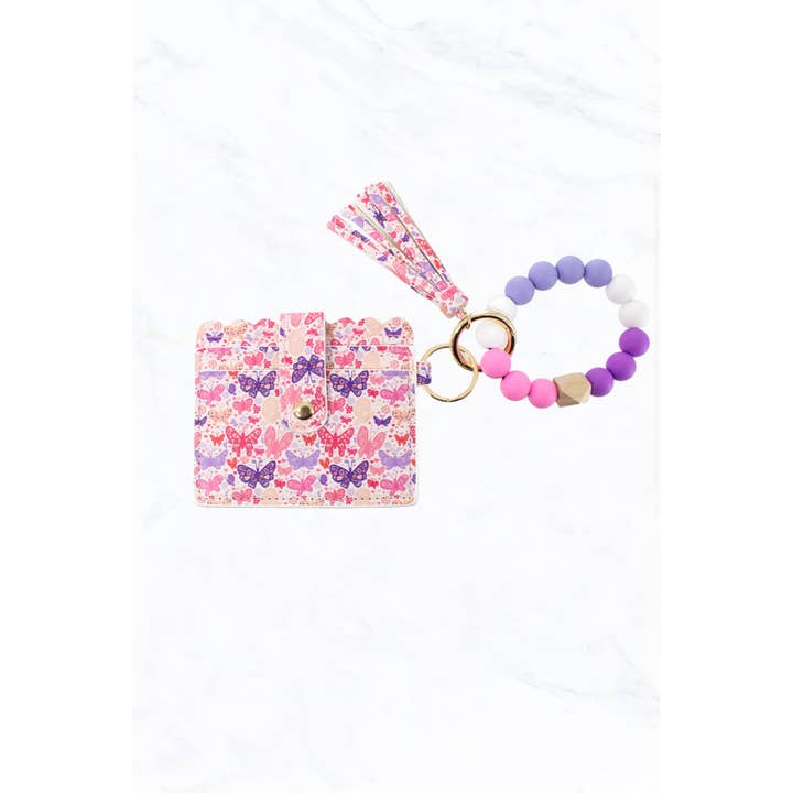 Suzie Q USA - Vente Bracelets porte-clés - Bracelet en perles de silicone avec porte-cartes et porte-clés9