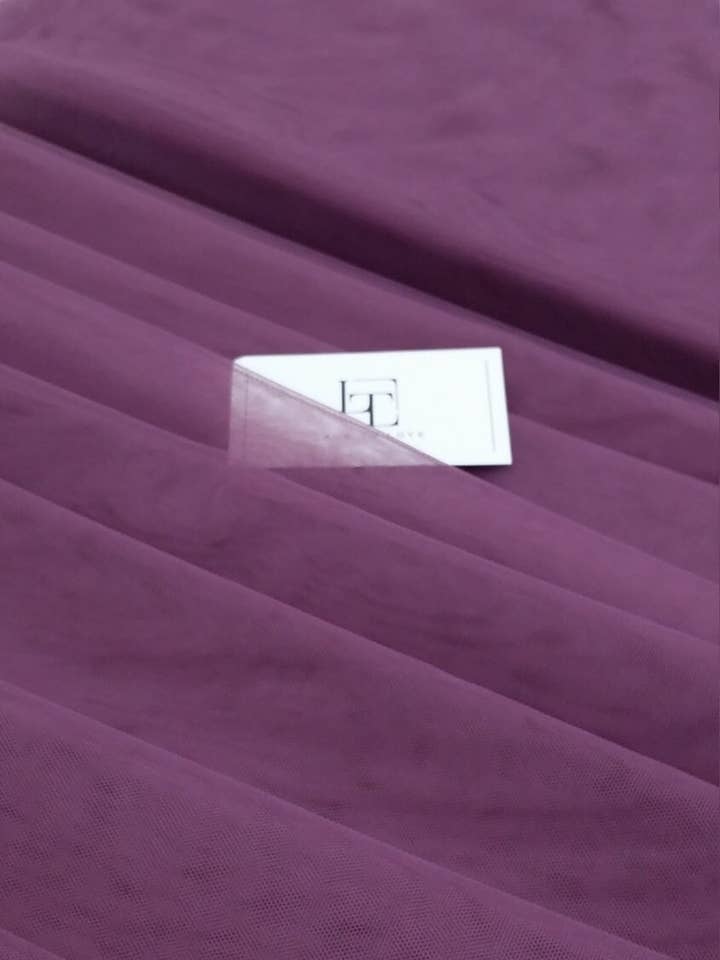 Lilac Tulle Fabric, Sold Per Meter T13180 for wholesale by Lace To Love