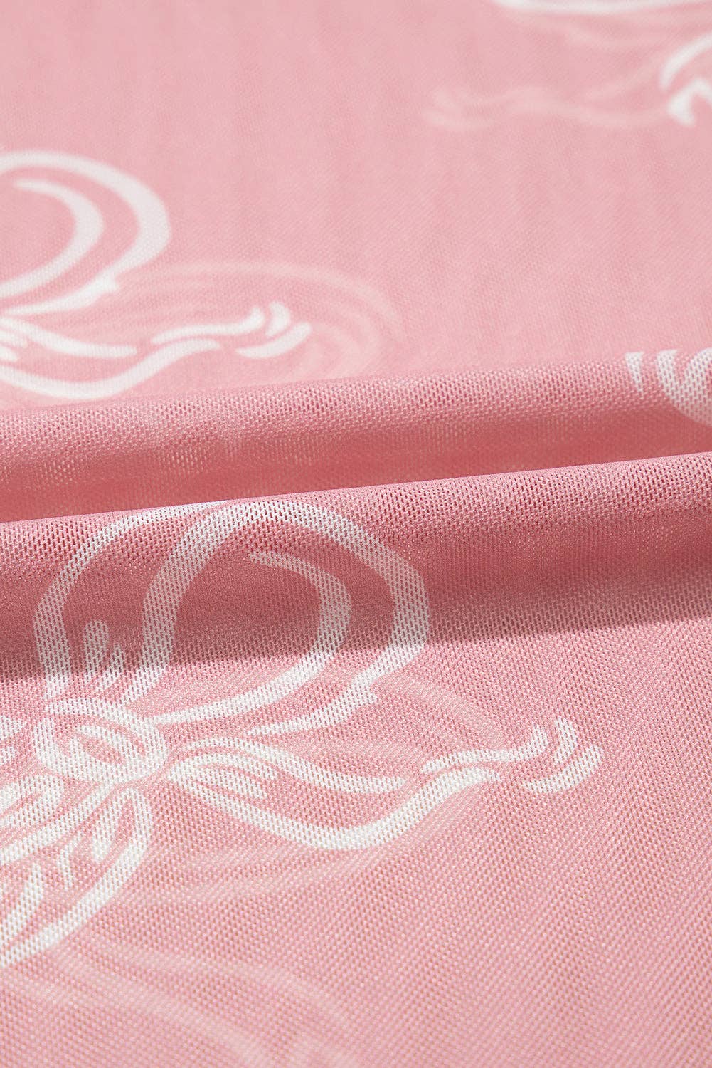 PRETTY BASH - Wholesale Blouse - Women's - Bow Long Sleeve Mesh Top12