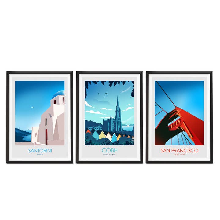 Studio Inception – wholesale Art print – San Francisco Bridge Minimalist Print7