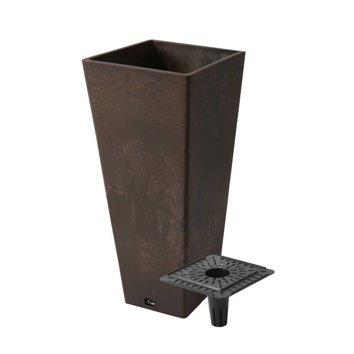 Algreen - Wholesale Planter Box - 24" Valencia Square Planter w/ Water Tray5