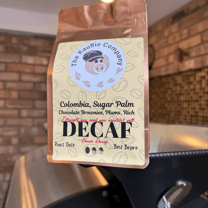 "I Thought you said you wouldn't sell Decaf" - Colombia sugar palm Decaf for wholesale by The Kauffie Company