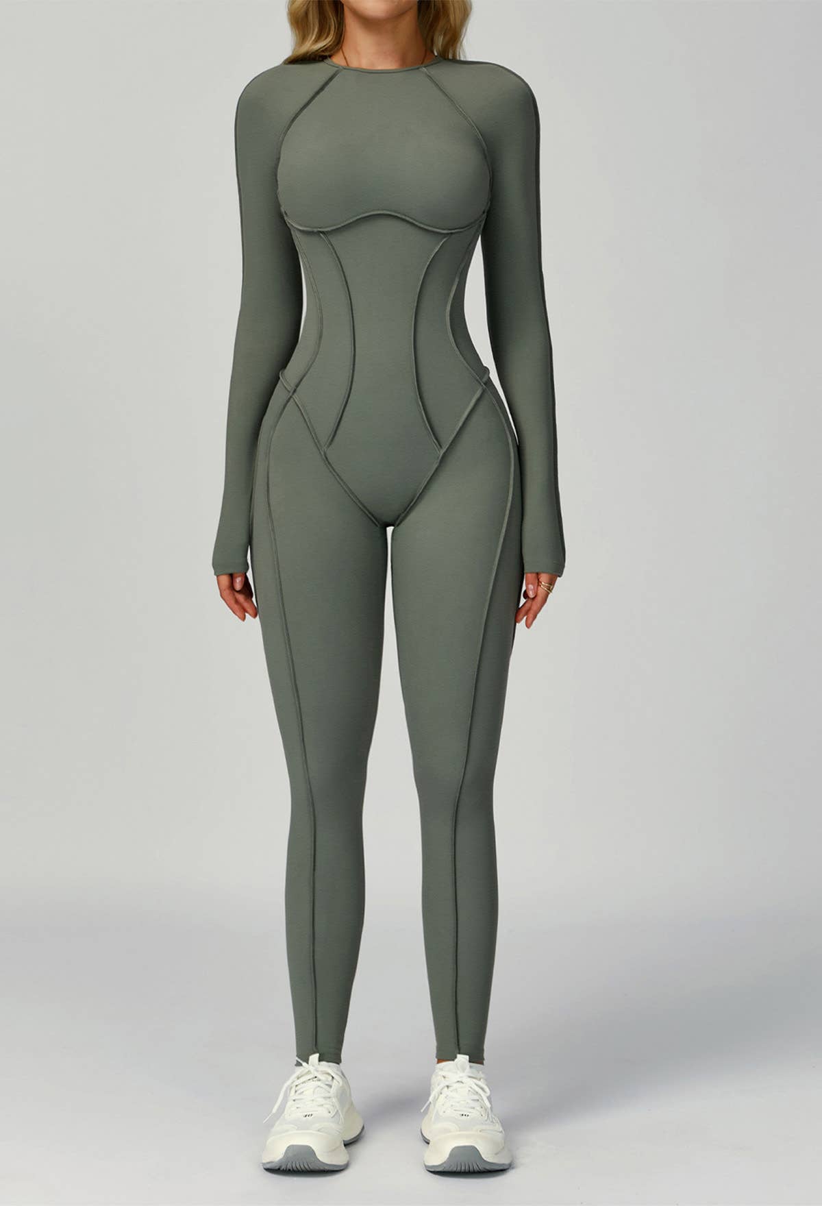 Crave by FW – wholesale Unitard – Dam – Långärmad rygglös yoga one-piece jumpsuit24